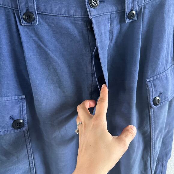 The Great. THE CONVOY PANT Vintage Blue New Size 26 - Picture 7 of 9